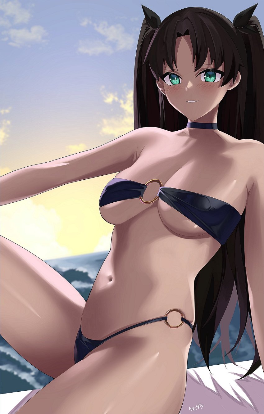 Tohsaka Rin (Fate (Series)) Rule 34 Image