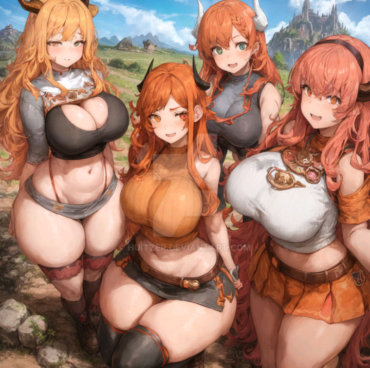 4girls Rule 34 Image