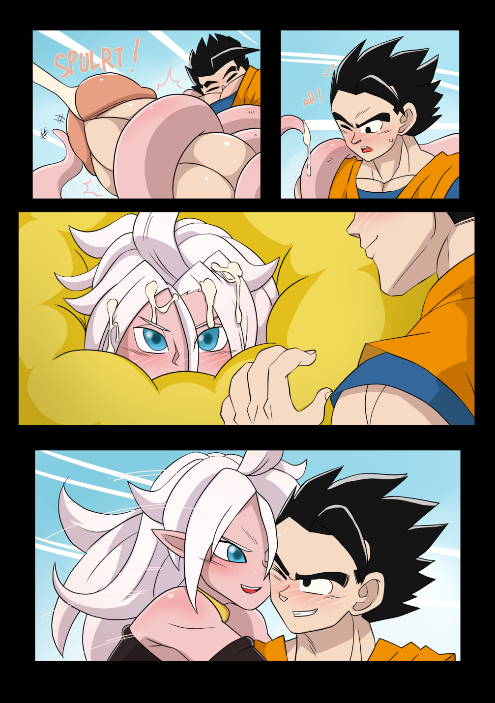 Android 21 (Dragon Ball) Rule 34 Image