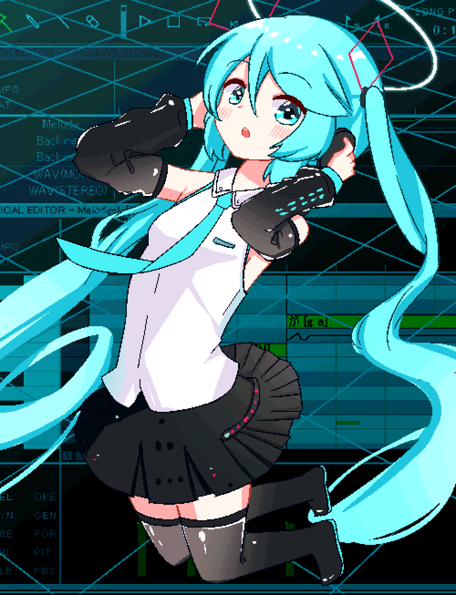Hatsune Miku (Vocaloid) Rule 34 Image