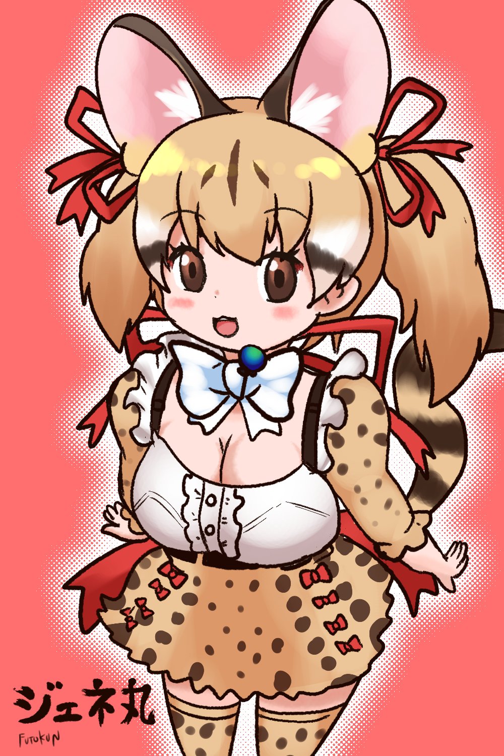 Large-Spotted Genet (Kemono Friends) Rule 34 Image