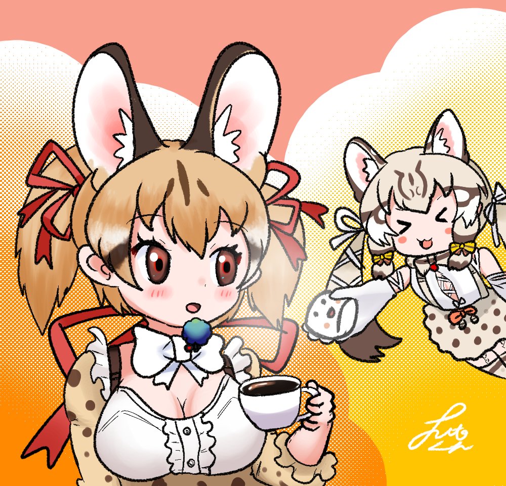 Large-Spotted Genet (Kemono Friends) Rule 34 Image