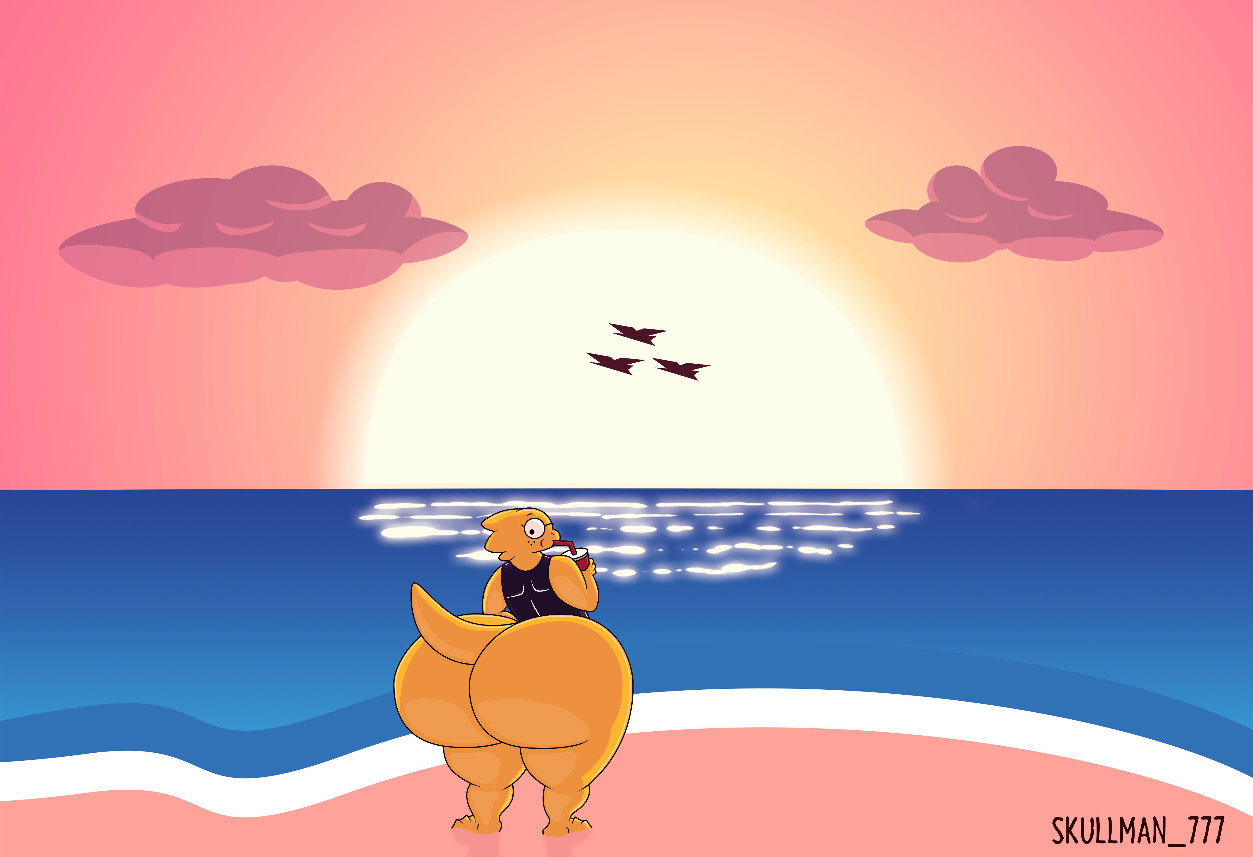 Alphys (Deltarune) Rule 34 Image