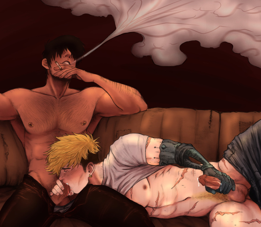 Nicholas D Wolfwood (Trigun) Rule 34 Image