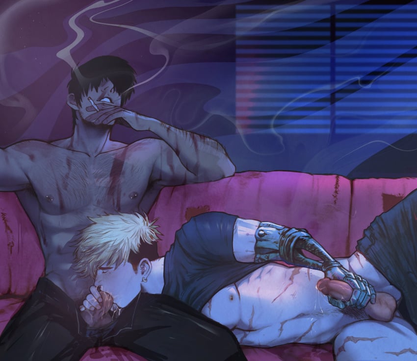 Nicholas D Wolfwood (Trigun) Rule 34 Image