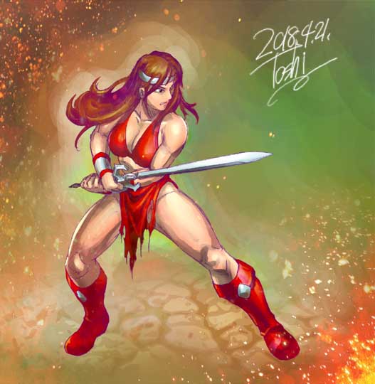 Tyris Flare (Golden Axe) Rule 34 Image