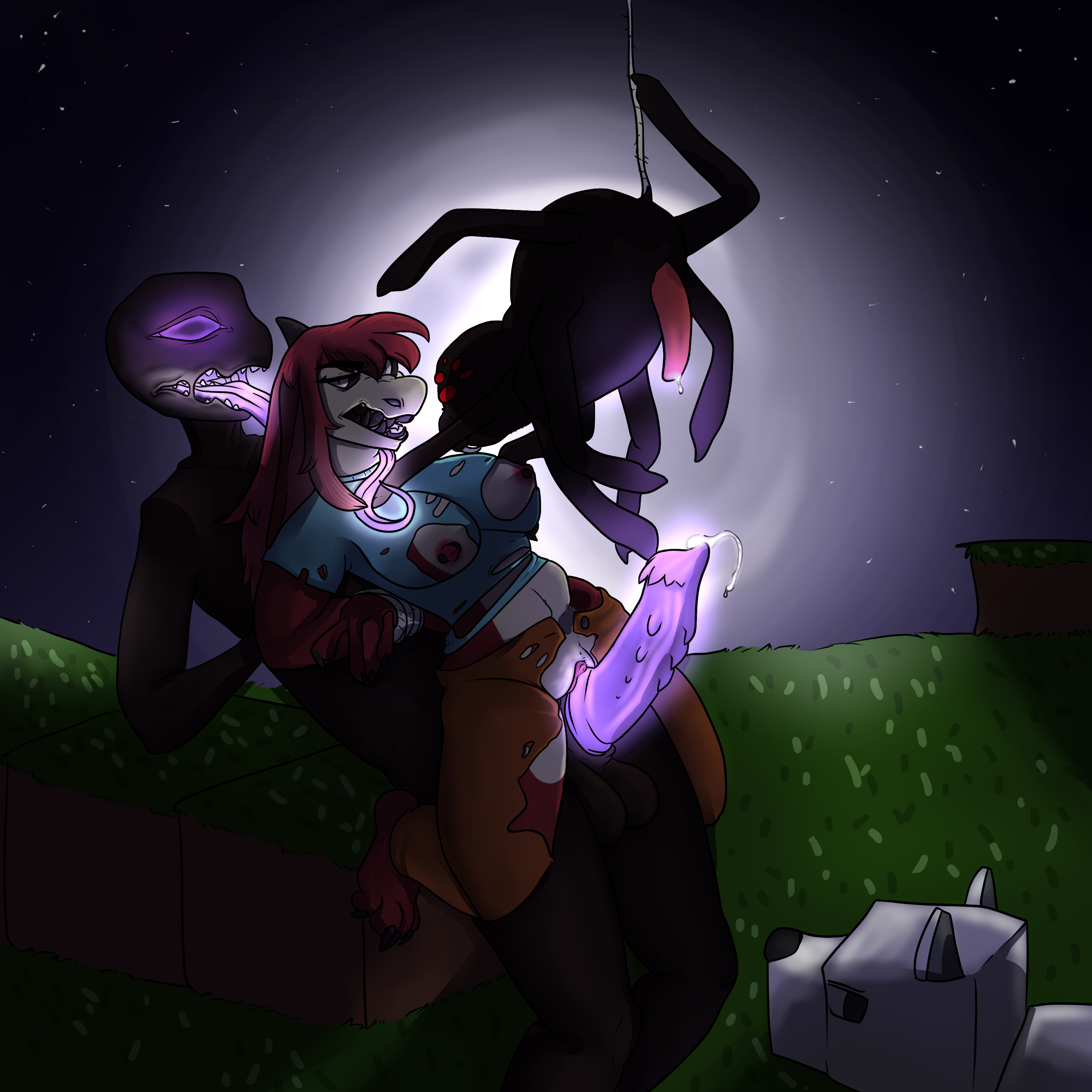 Spider (Minecraft) Rule 34 Image