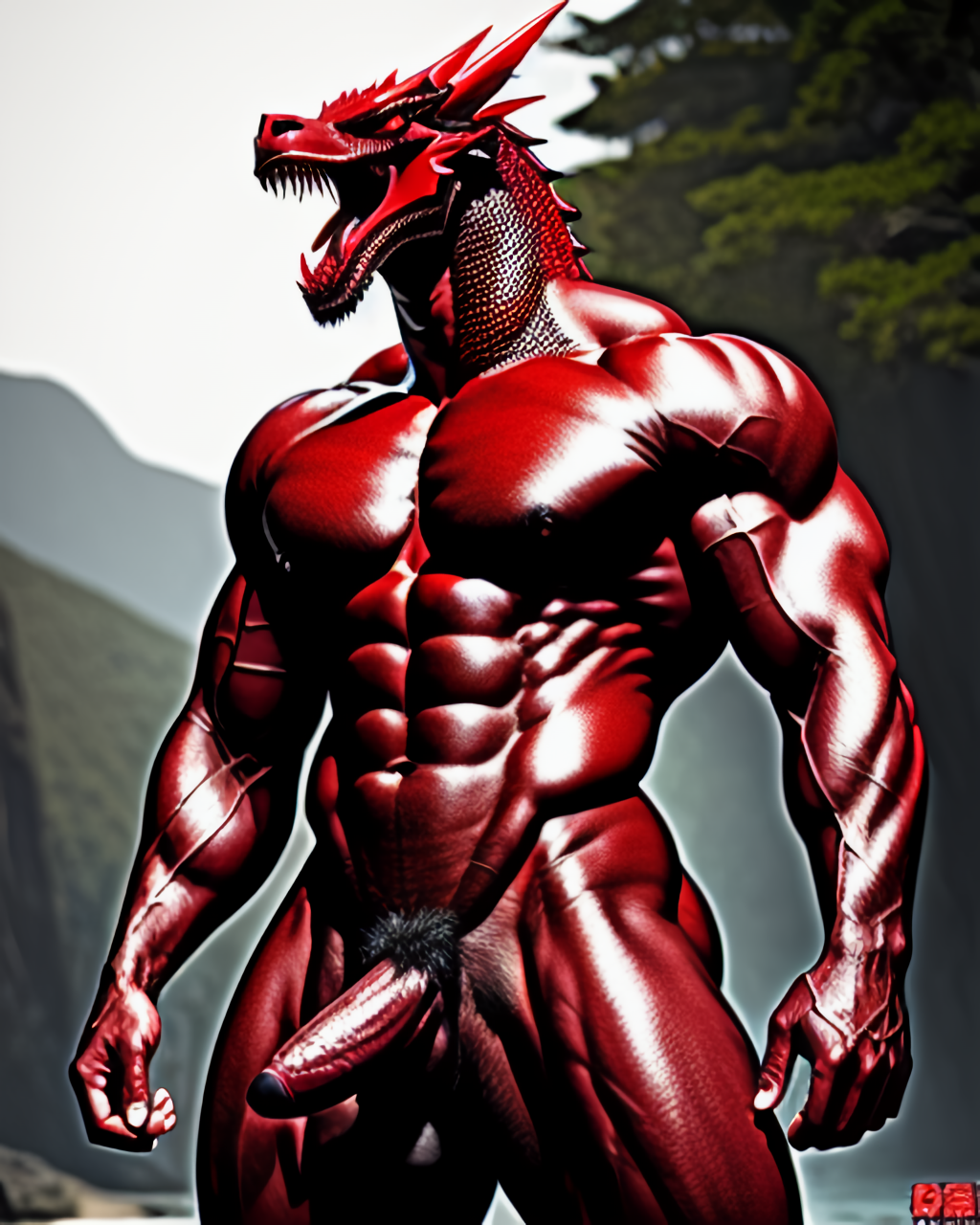 Red Dragon (Animal) Rule 34 Image