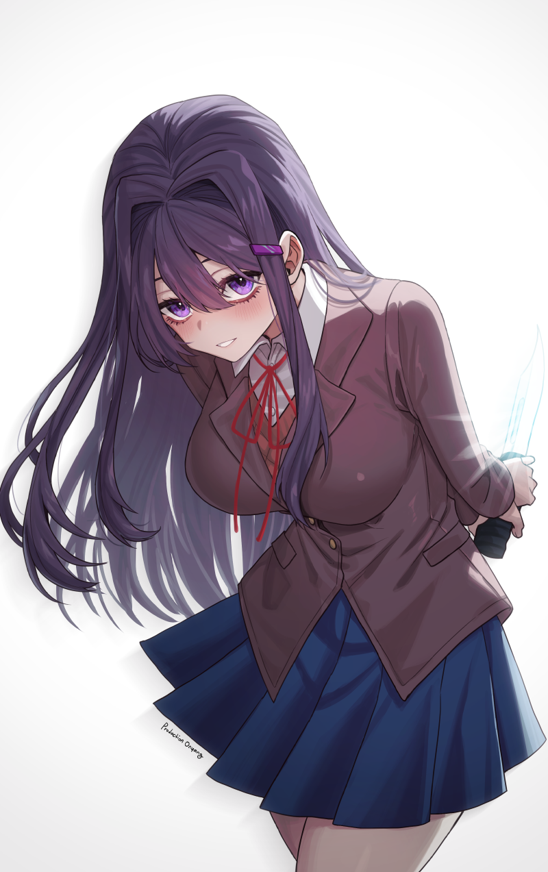 Yuri (Doki Doki Literature Club) Rule 34 Image