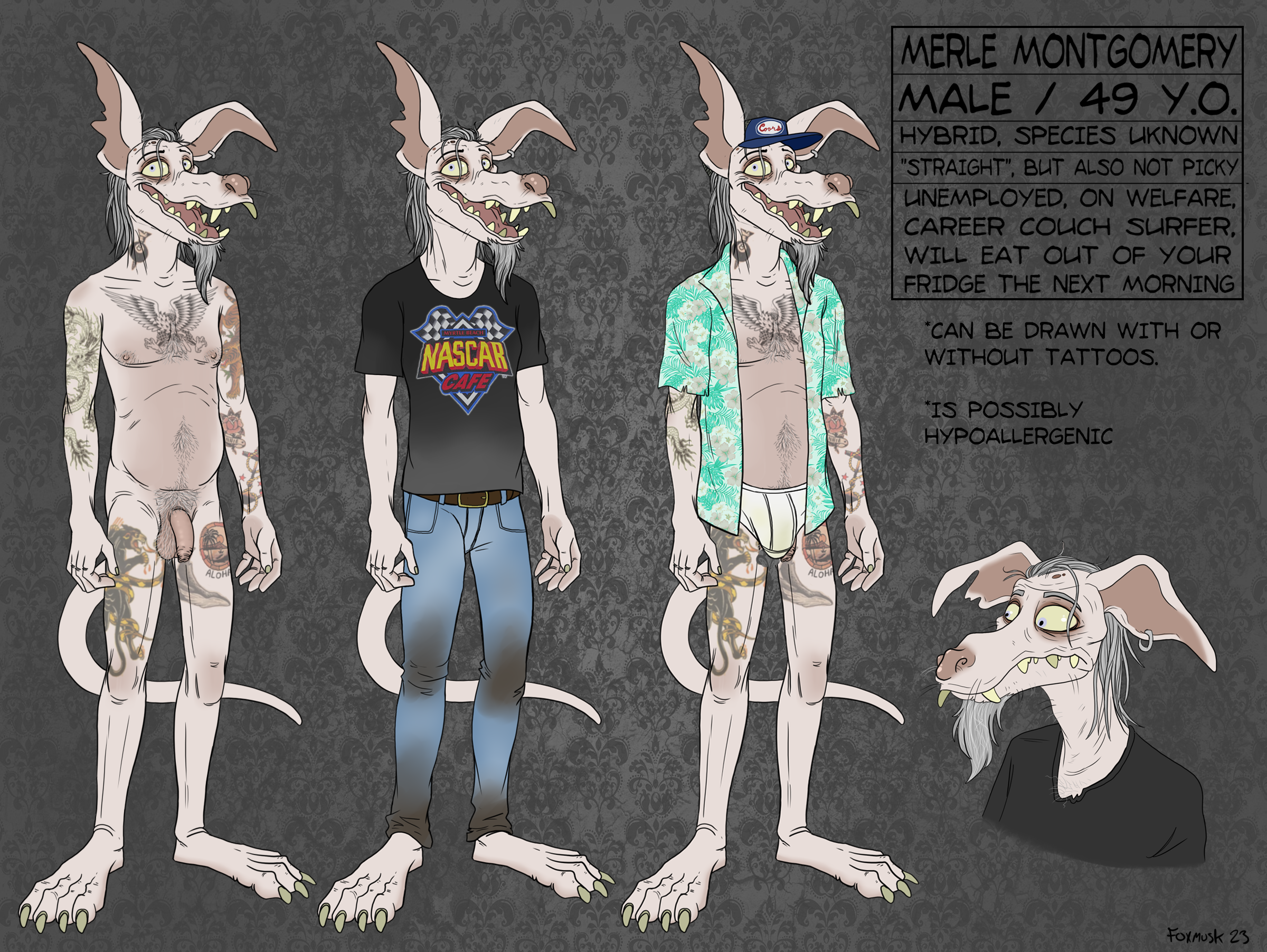 Merle (Foxmusk) Rule 34 Image