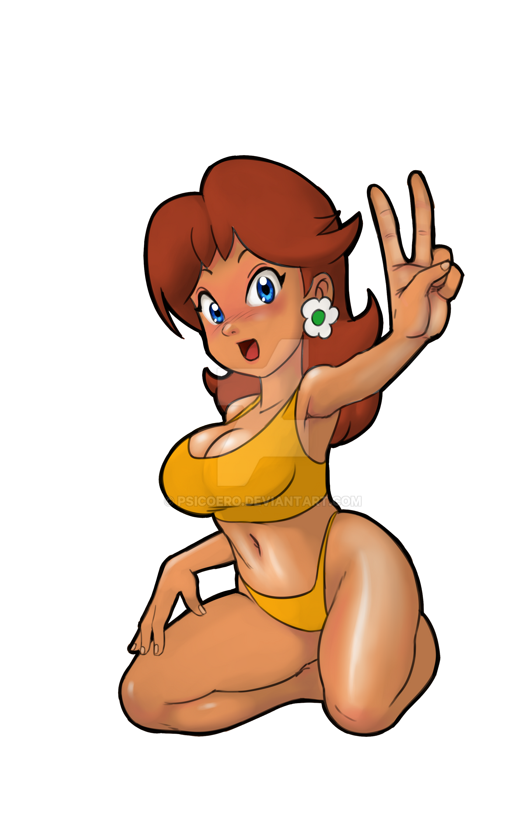 Princess Daisy (Mario (Series)) Rule 34 Image