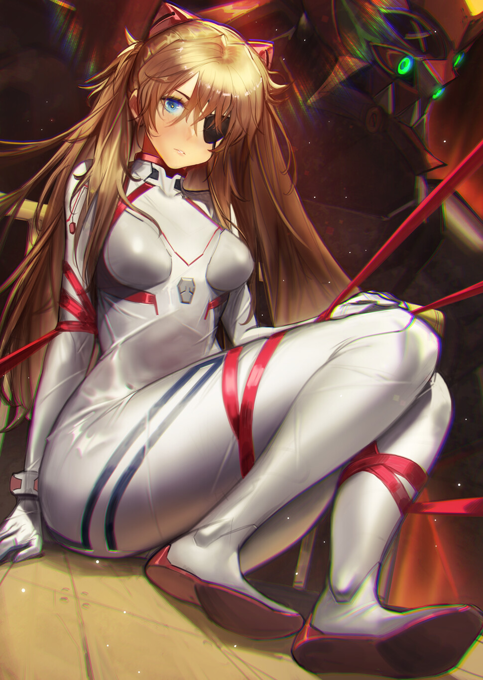 Eva 02 (Neon Genesis Evangelion) Rule 34 Image