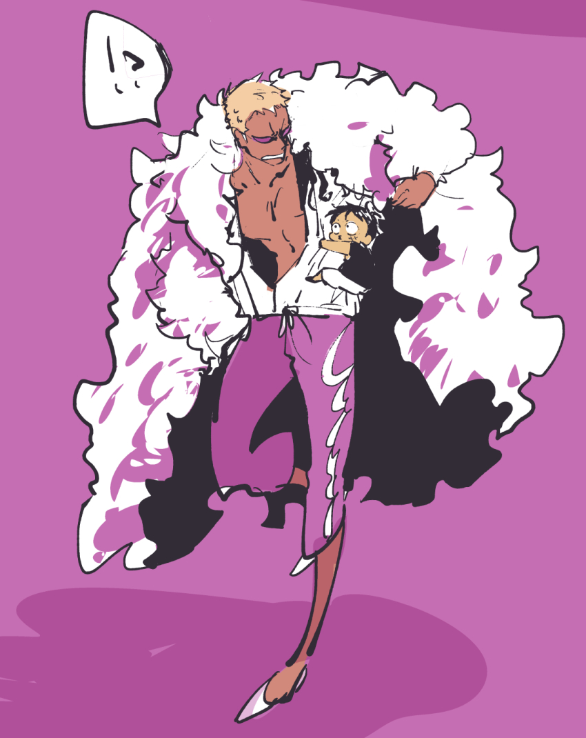 Donquixote Doflamingo (Monkey D. Luffy) Rule 34 Image