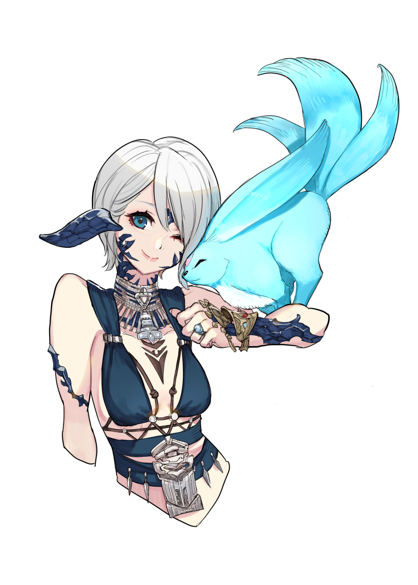 Au Ra (Final Fantasy) Rule 34 Image