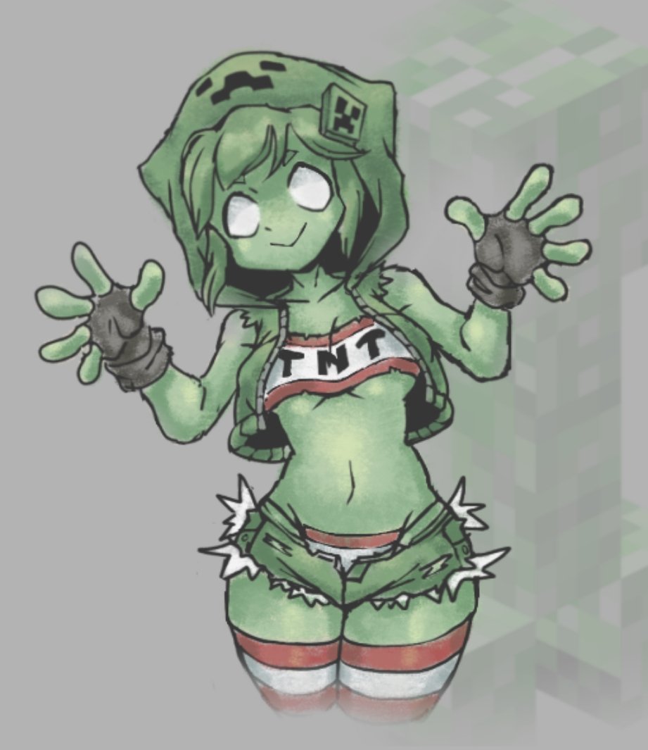Creeper (Minecraft) Rule 34 Image