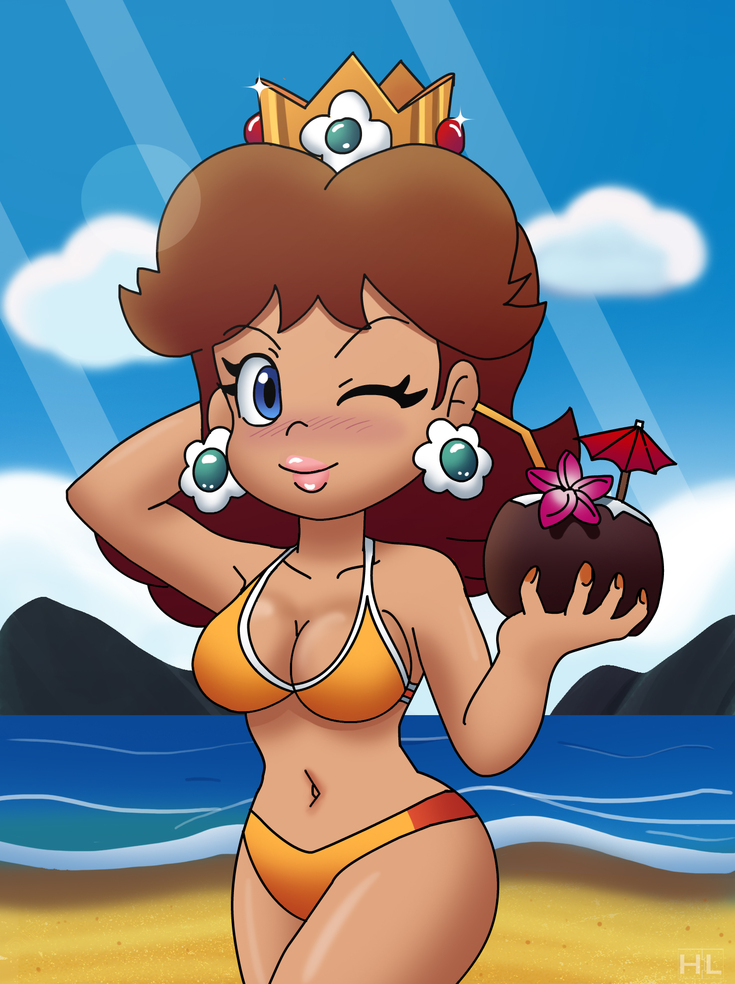 Princess Daisy (Mario (Series)) Rule 34 Image
