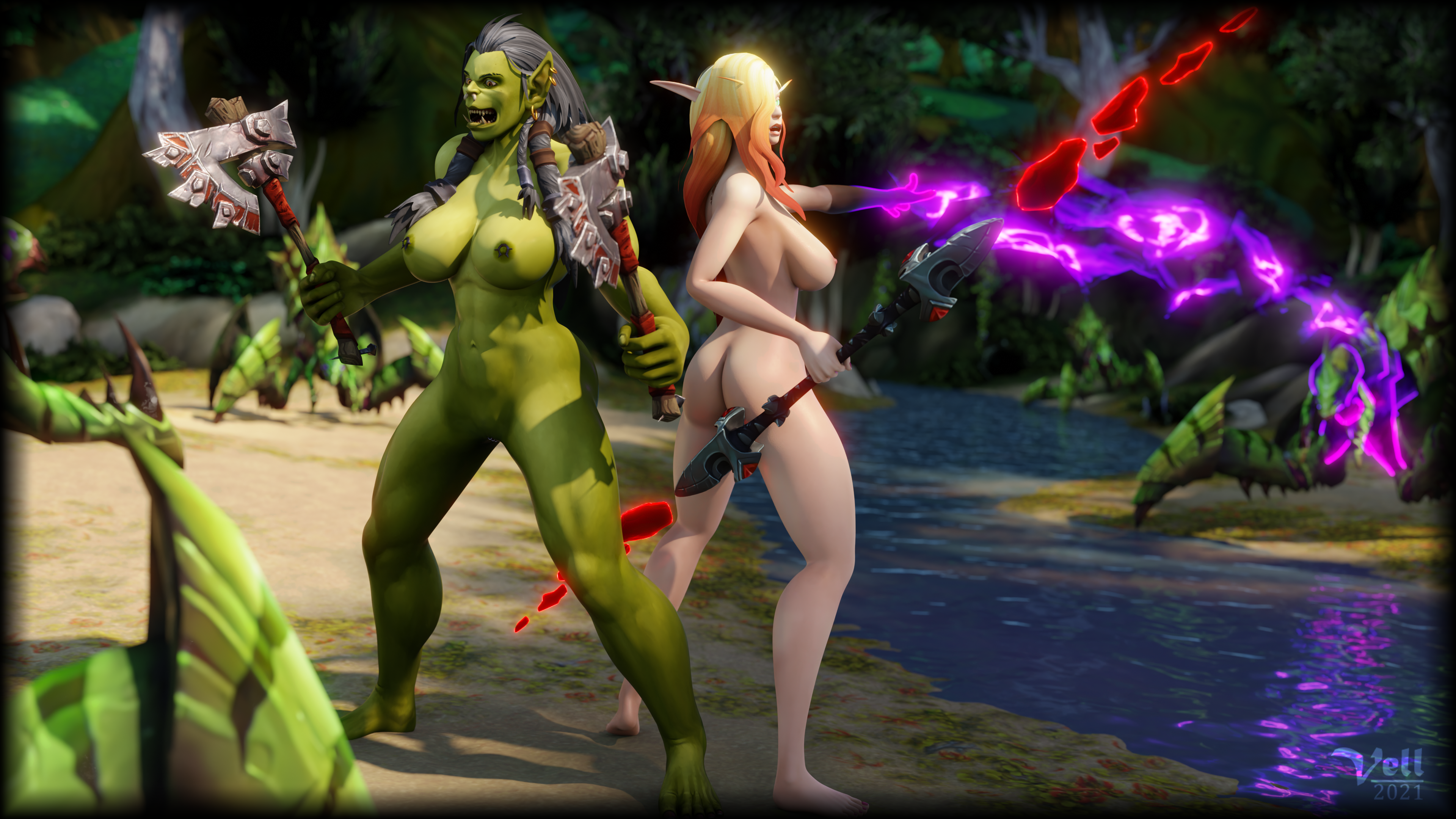 Blood Elf (Blizzard Entertainment) Rule 34 Image
