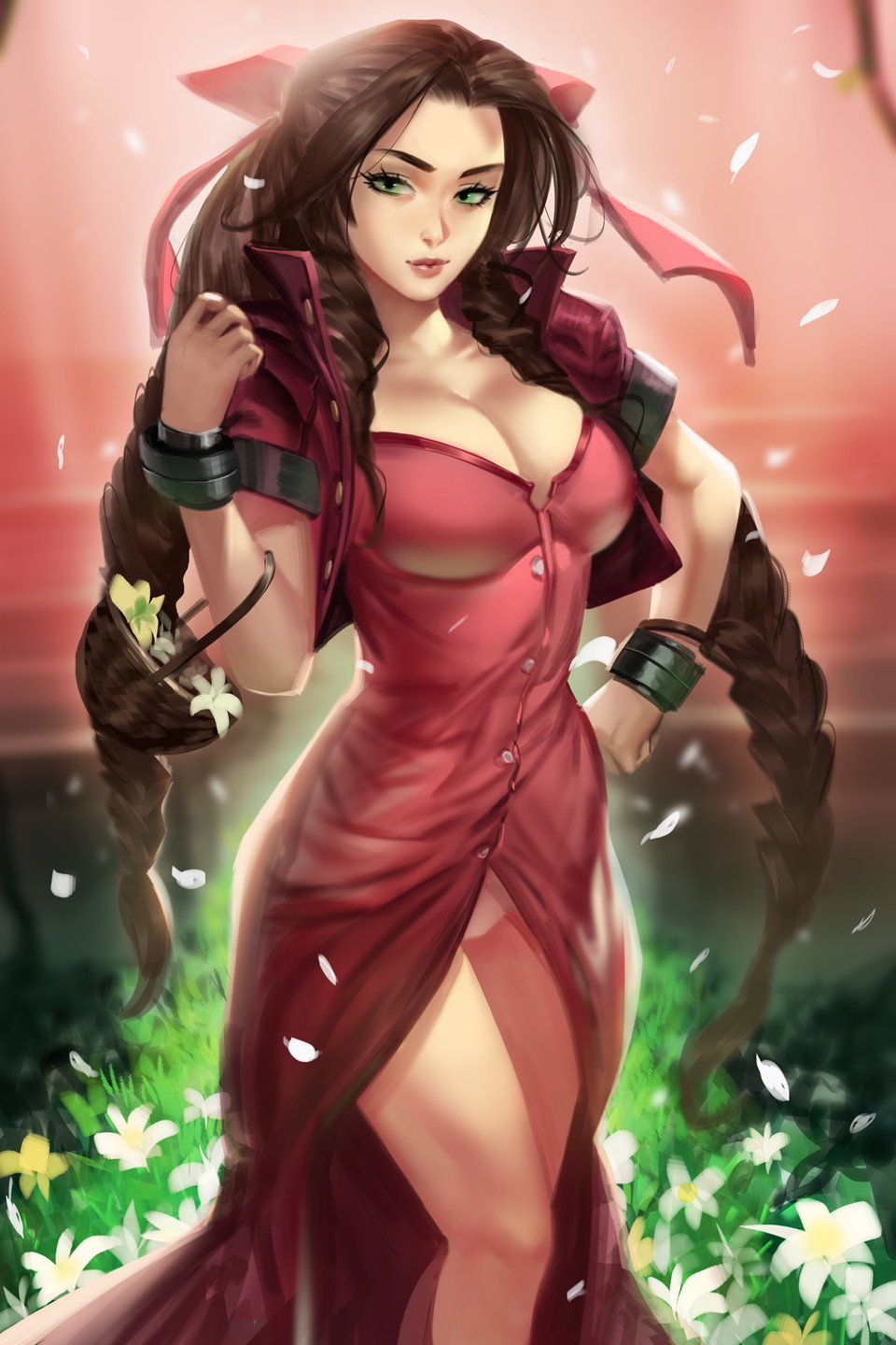 Aerith Gainsborough (Final Fantasy) Rule 34 Image