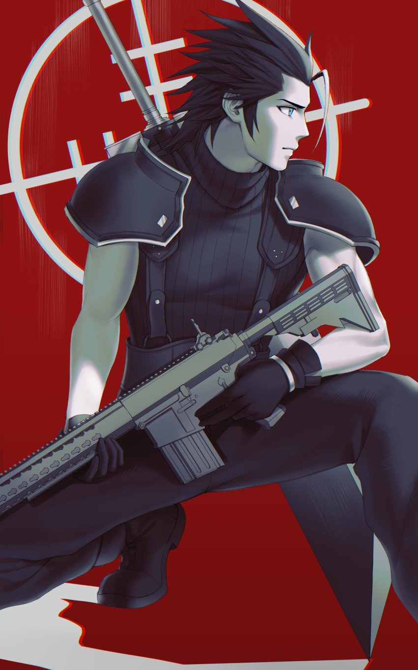 Zack Fair (Final Fantasy) Rule 34 Image