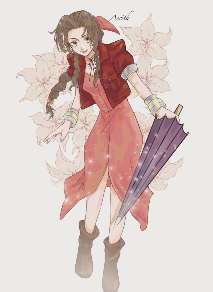 Aerith Gainsborough (Final Fantasy) Rule 34 Image