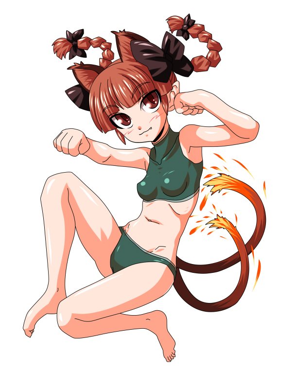 Kaenbyou Rin (Touhou) Rule 34 Image