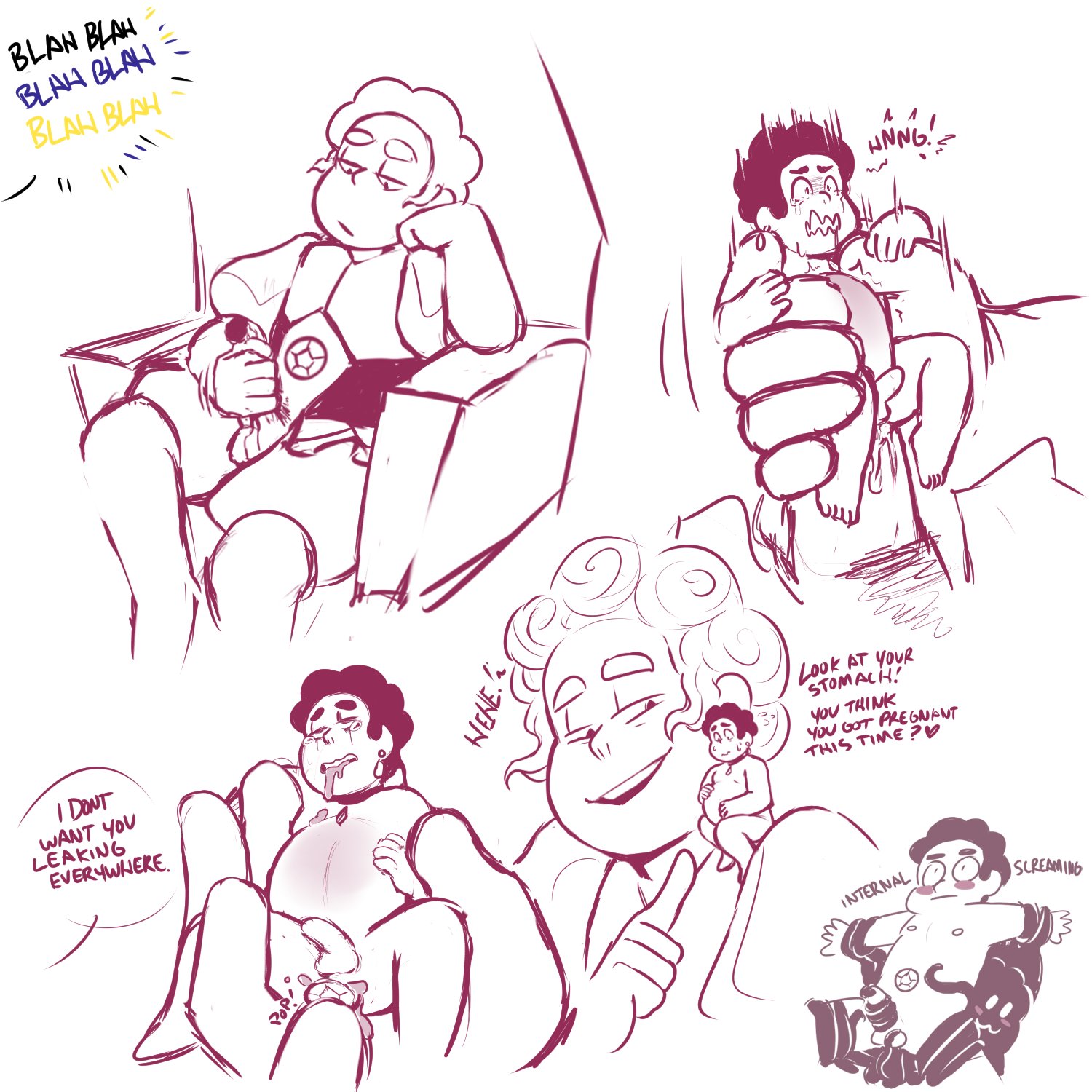 Pink Steven (Steven Universe) Rule 34 Image