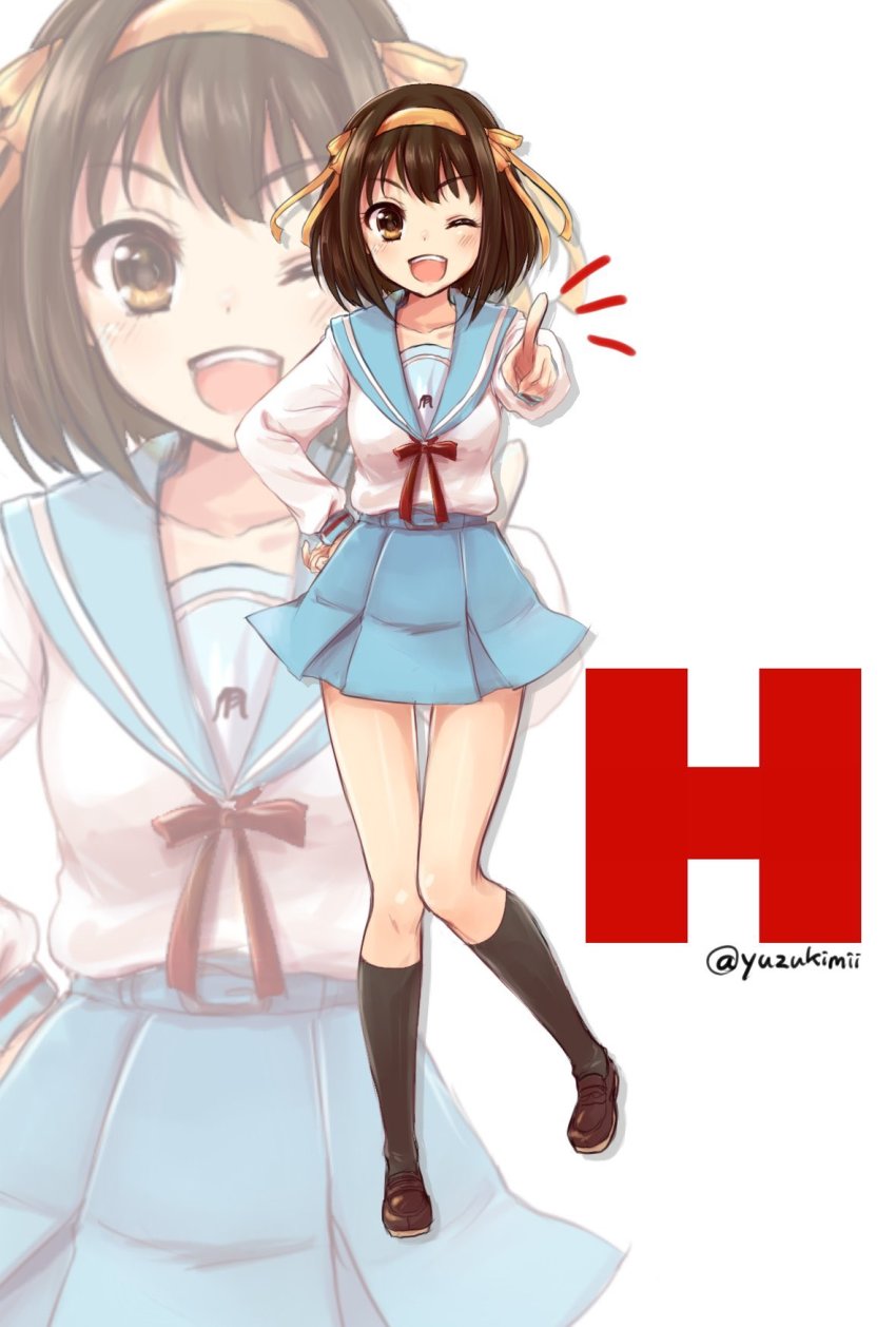 Suzumiya Haruhi (Suzumiya Haruhi No Yuuutsu) Rule 34 Image