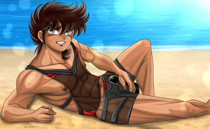 Pegasus Seiya (Saint Seiya) Rule 34 Image