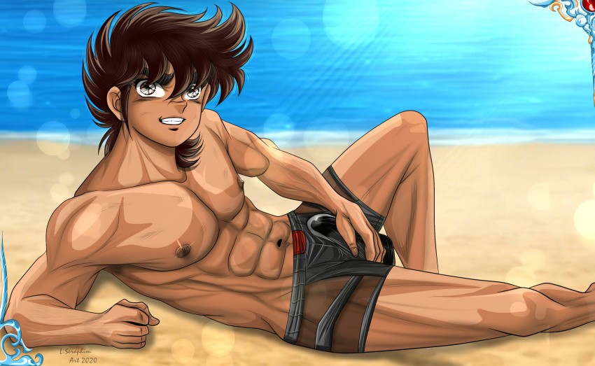 Pegasus Seiya (Saint Seiya) Rule 34 Image