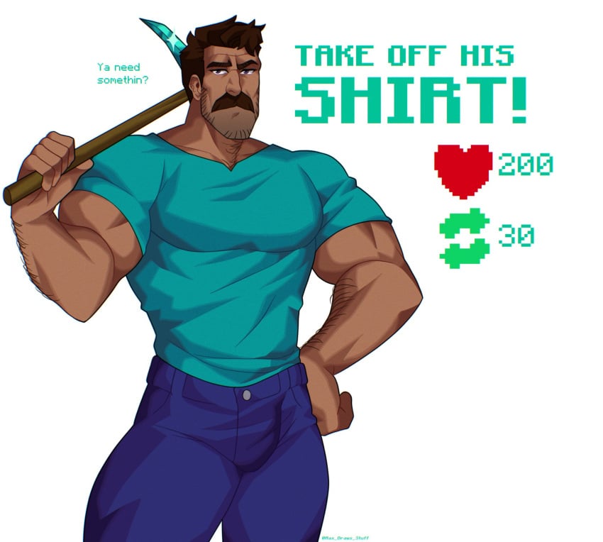 Steve (Minecraft) Rule 34 Image