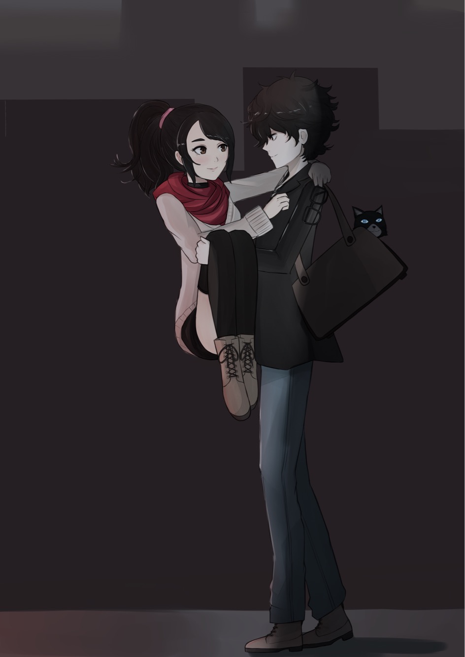 Amamiya Ren (Morgana (Persona 5)) Rule 34 Image