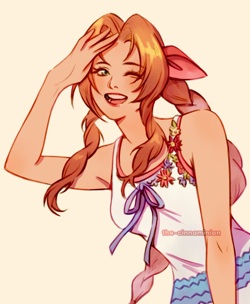 Aerith Gainsborough (Final Fantasy) Rule 34 Image