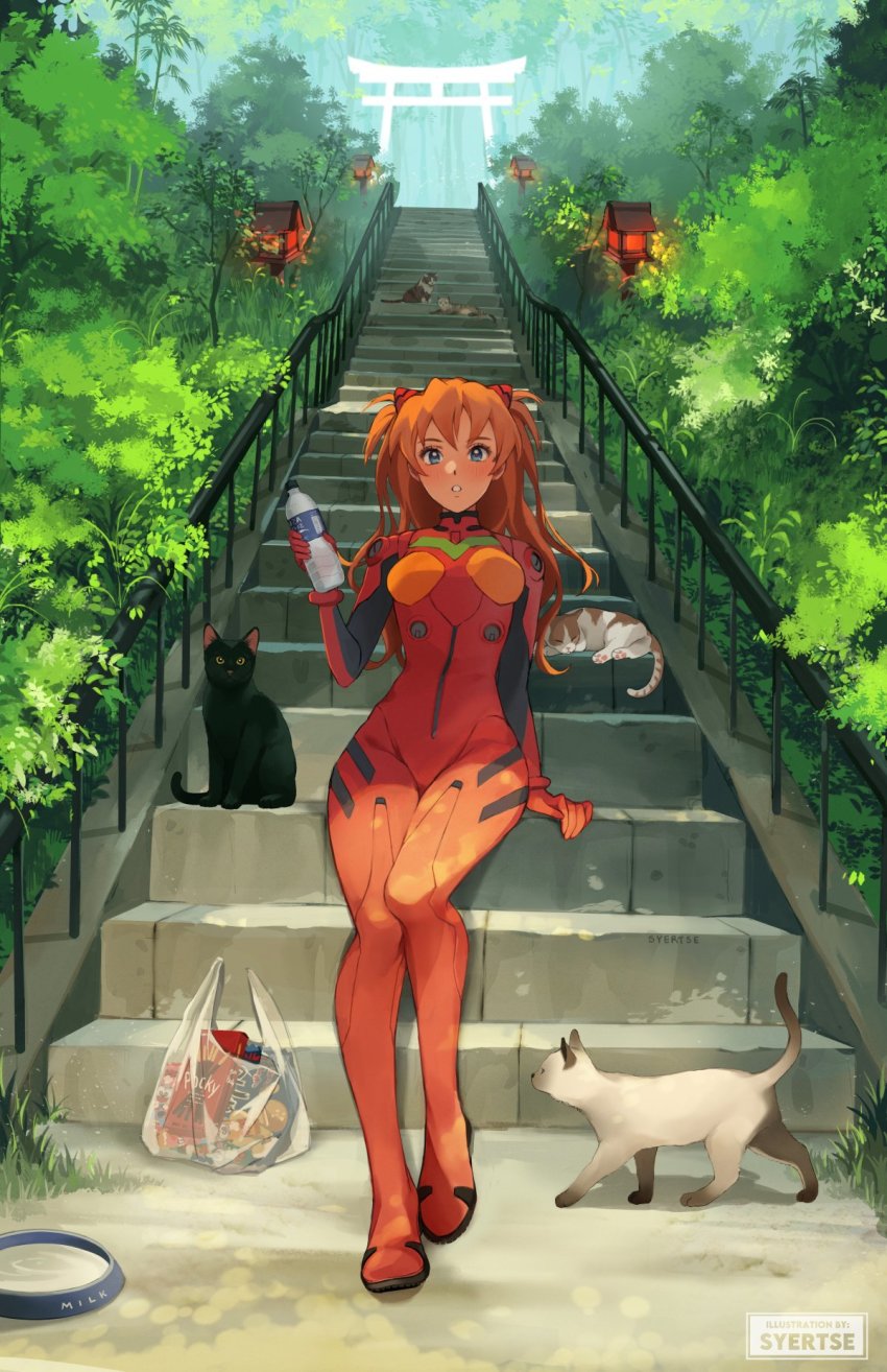 Souryuu Asuka Langley (Neon Genesis Evangelion) Rule 34 Image
