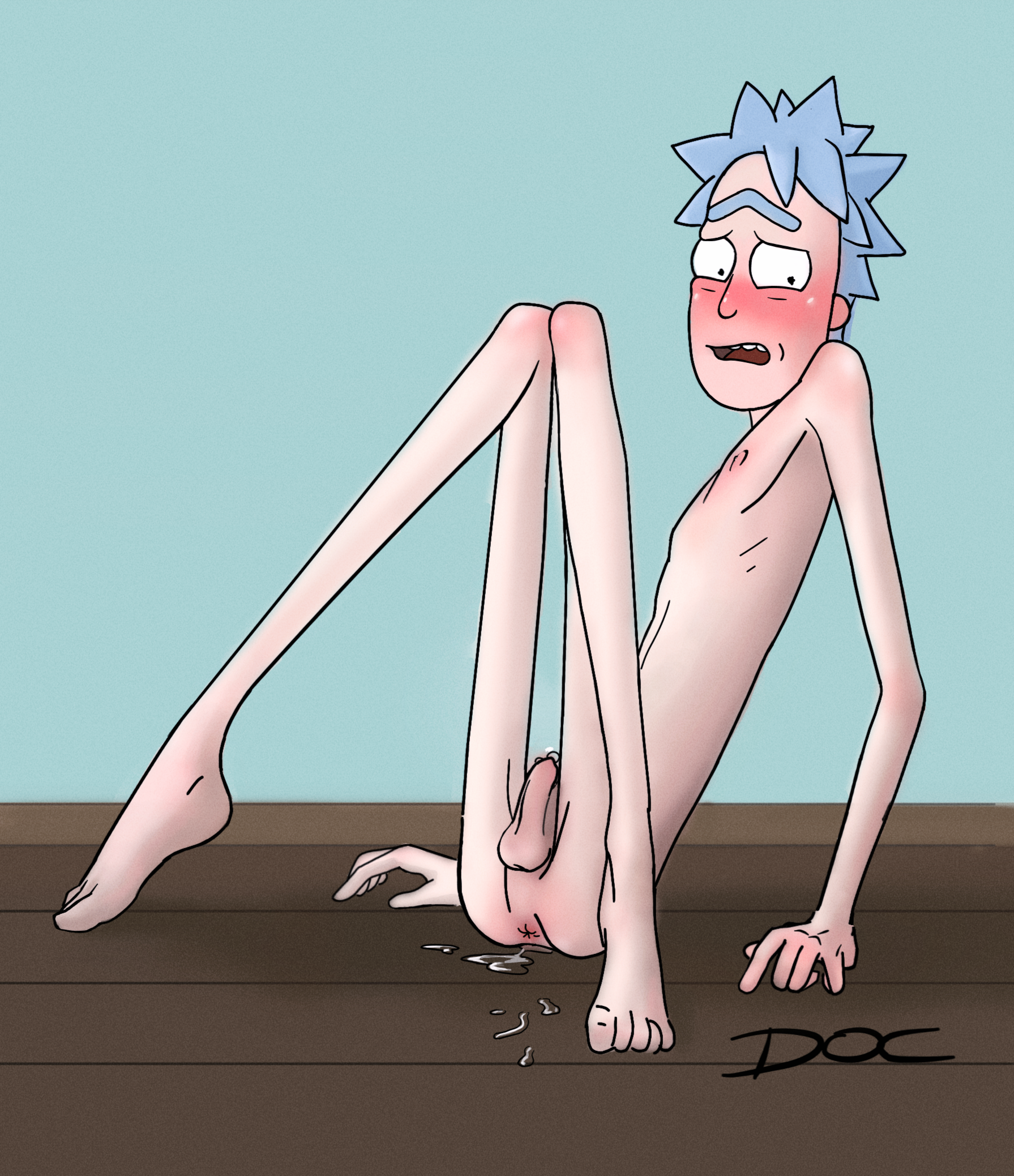 Rick Sanchez (Doofus Rick) Rule 34 Image