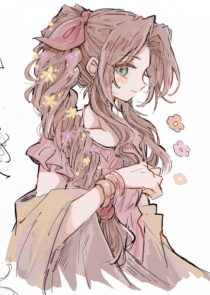Aerith Gainsborough (Final Fantasy) Rule 34 Image