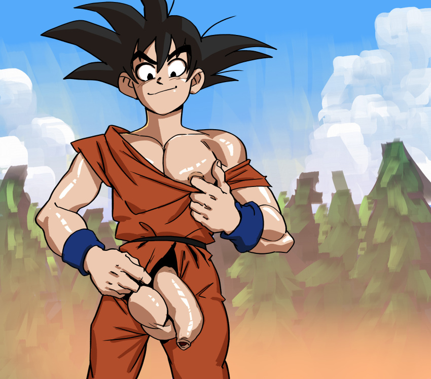 Son Goku (Dragon Ball) Rule 34 Image