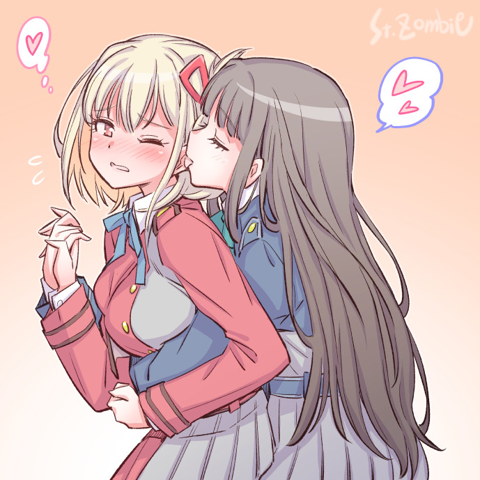 Inoue Takina (Lycoris Recoil) Rule 34 Image