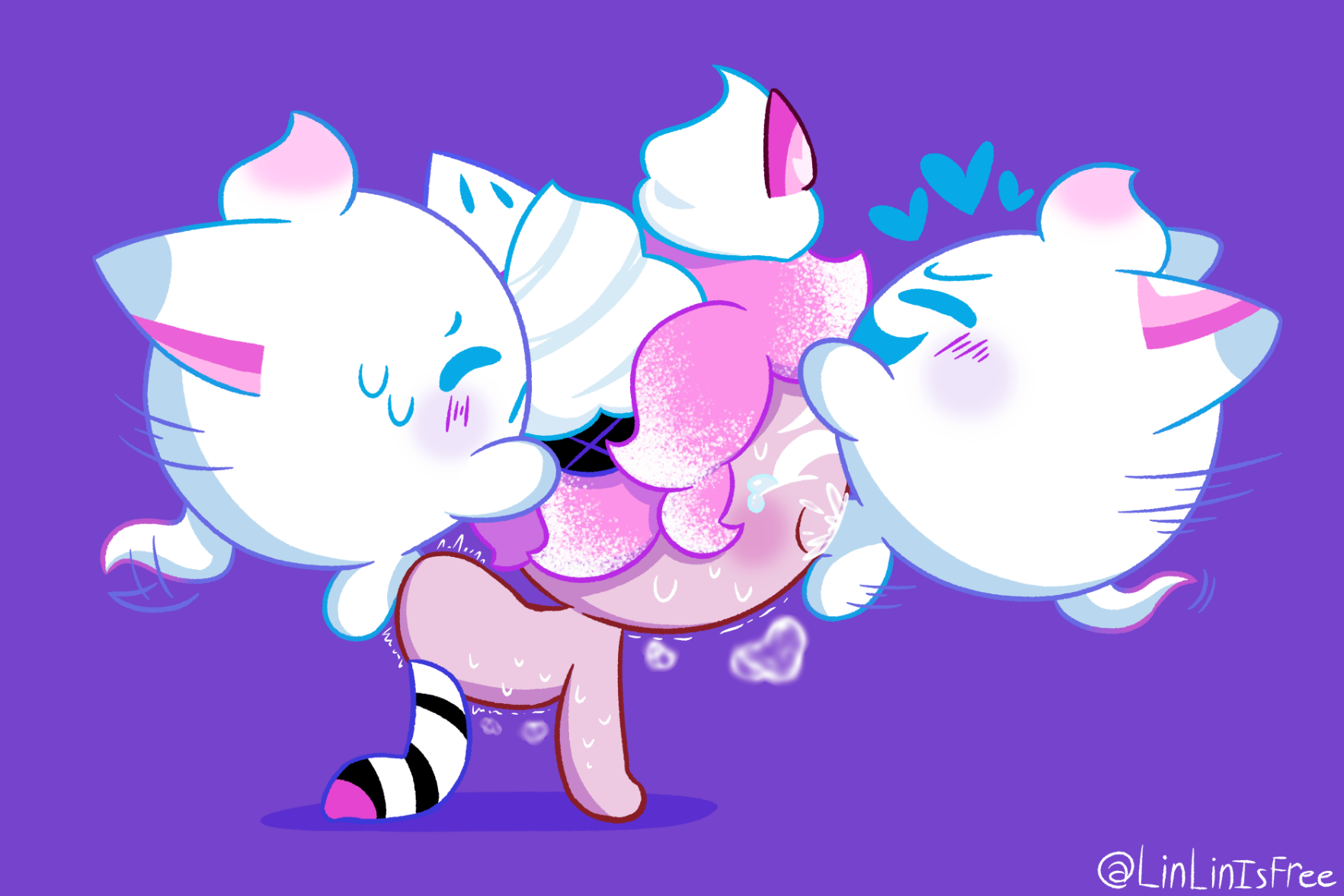 Strawberry Crepe Cookie (Cookie Run) Rule 34 Image