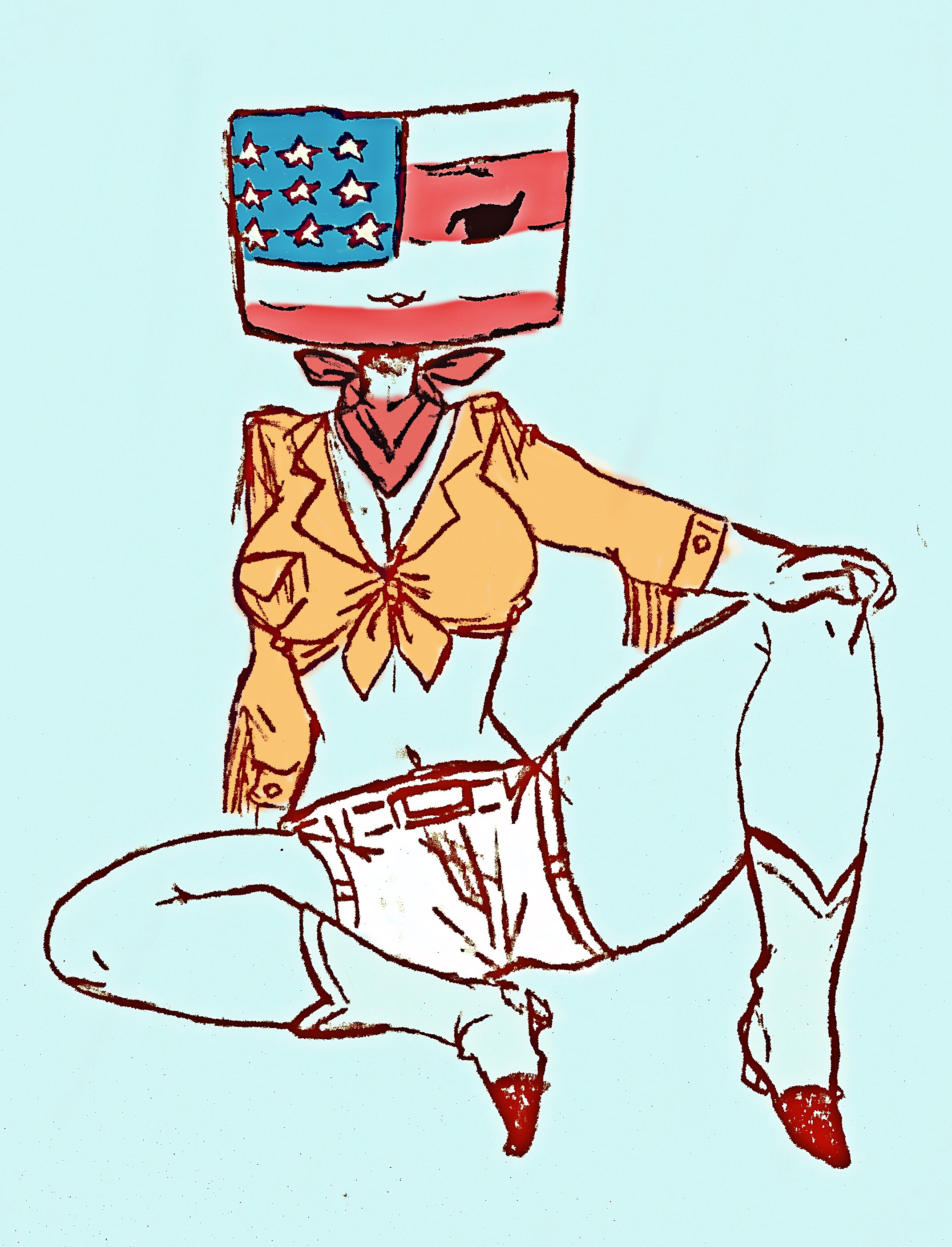 United States Of America (Countryhumans) Rule 34 Image