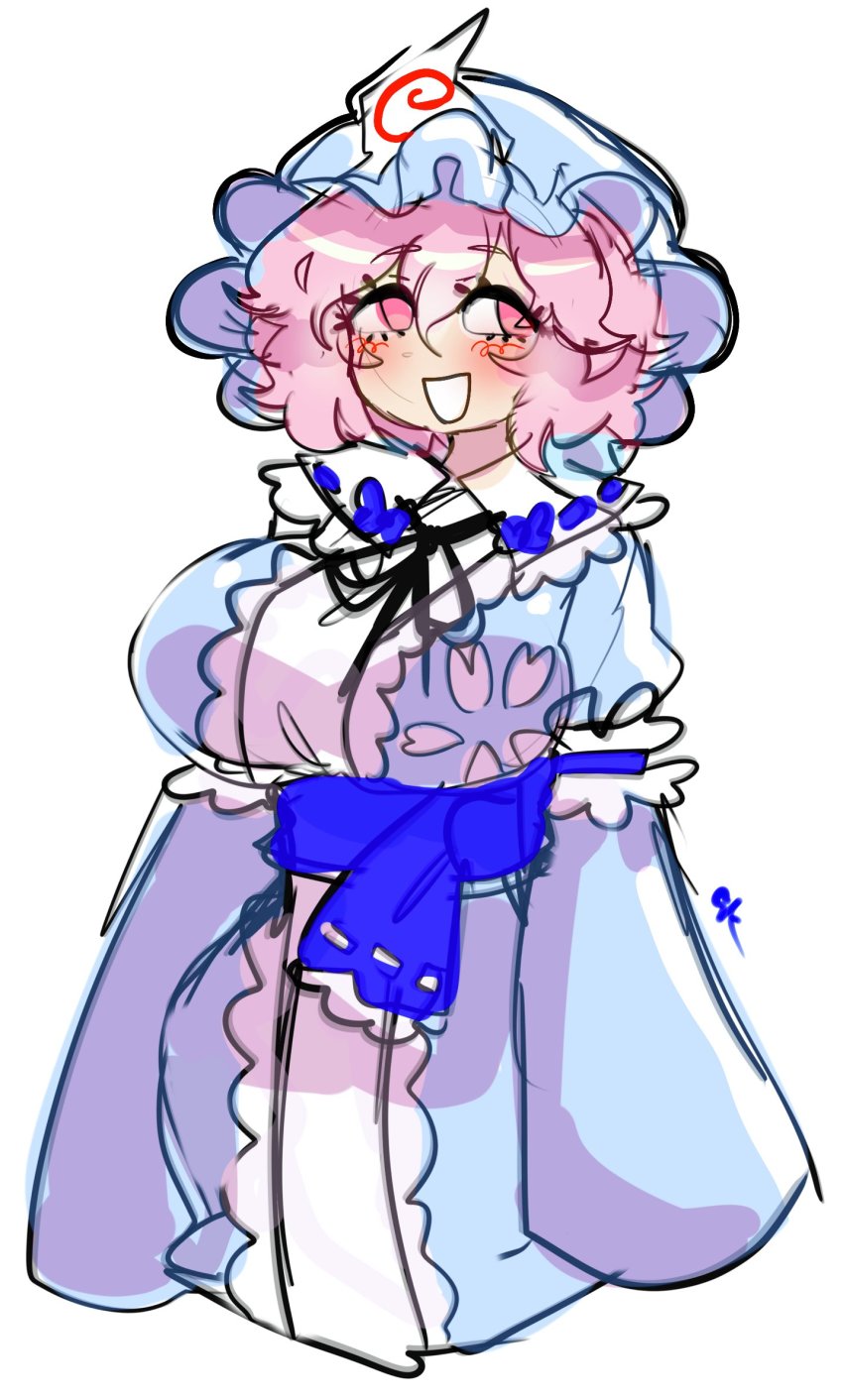 Saigyouji Yuyuko (Touhou) Rule 34 Image