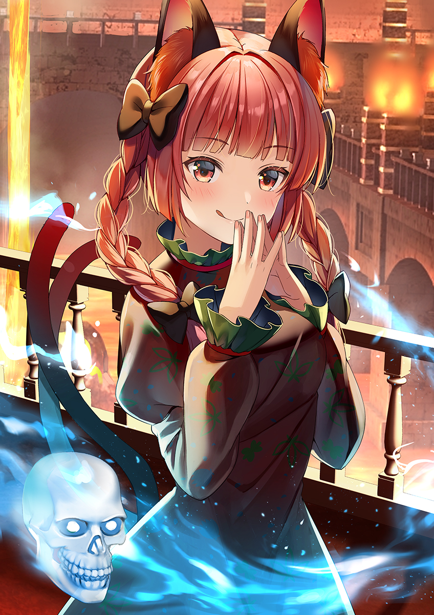Kaenbyou Rin (Touhou) Rule 34 Image