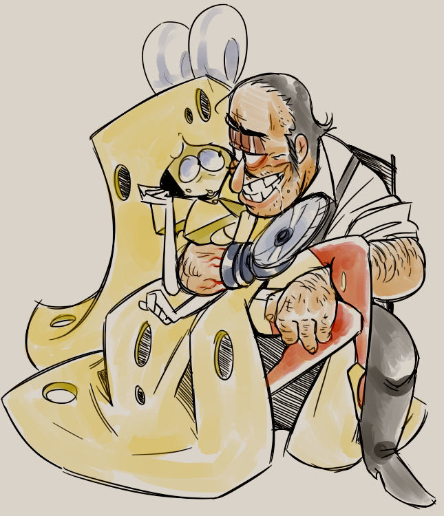 Cheese Toppin (Pizza Tower) Rule 34 Image