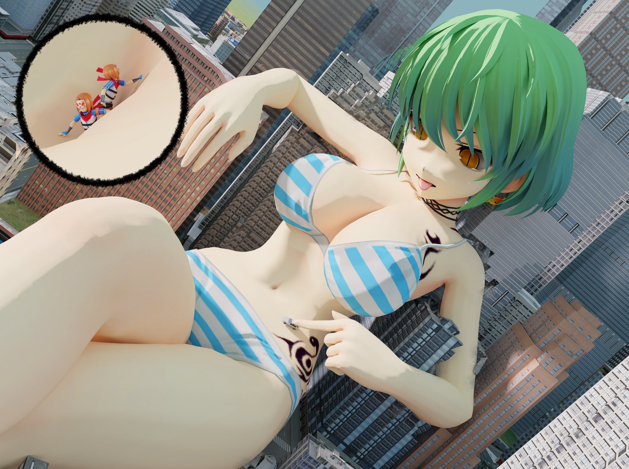 Hikage (Senran Kagura) Rule 34 Image