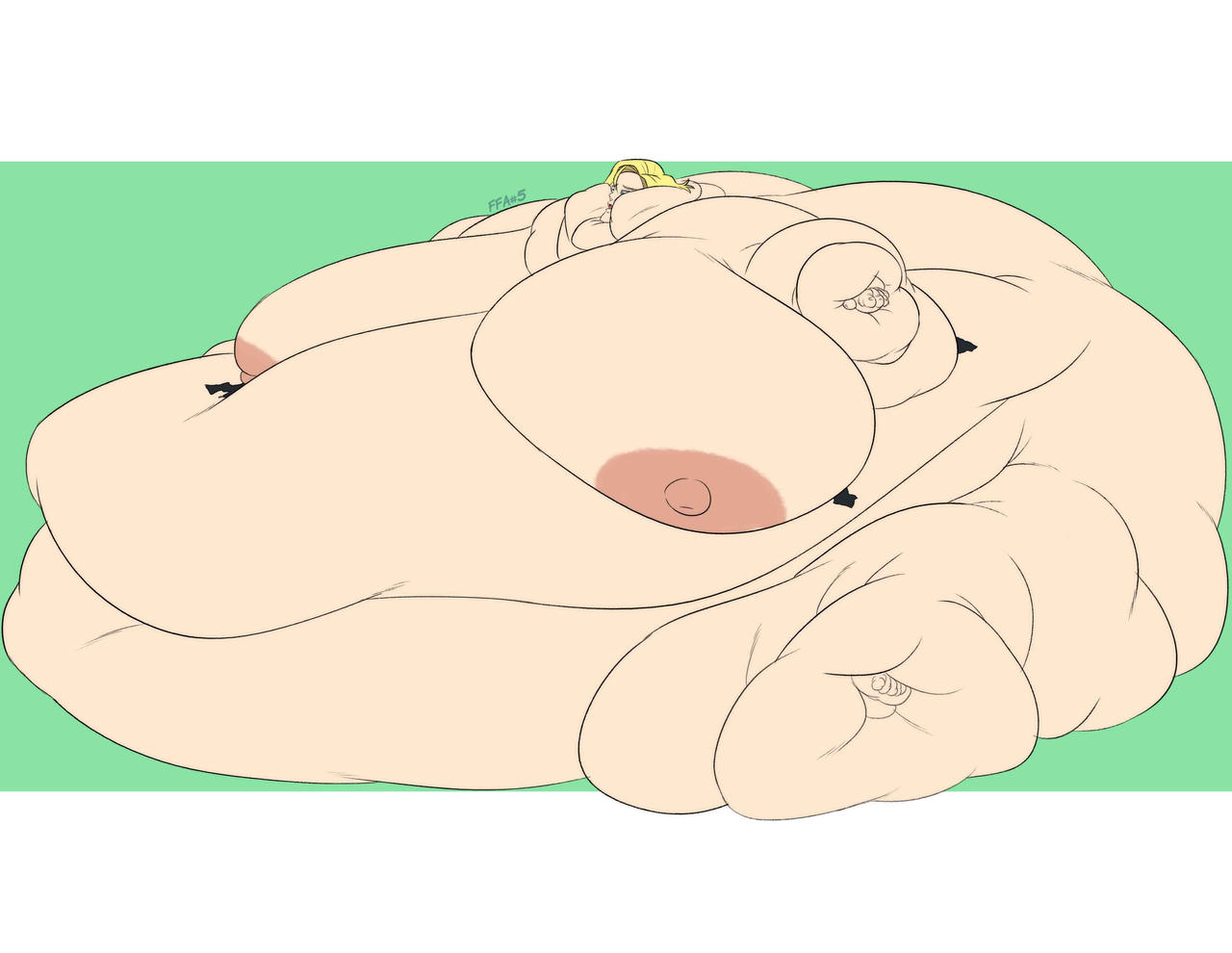 Android 18 (Dragon Ball) Rule 34 Image