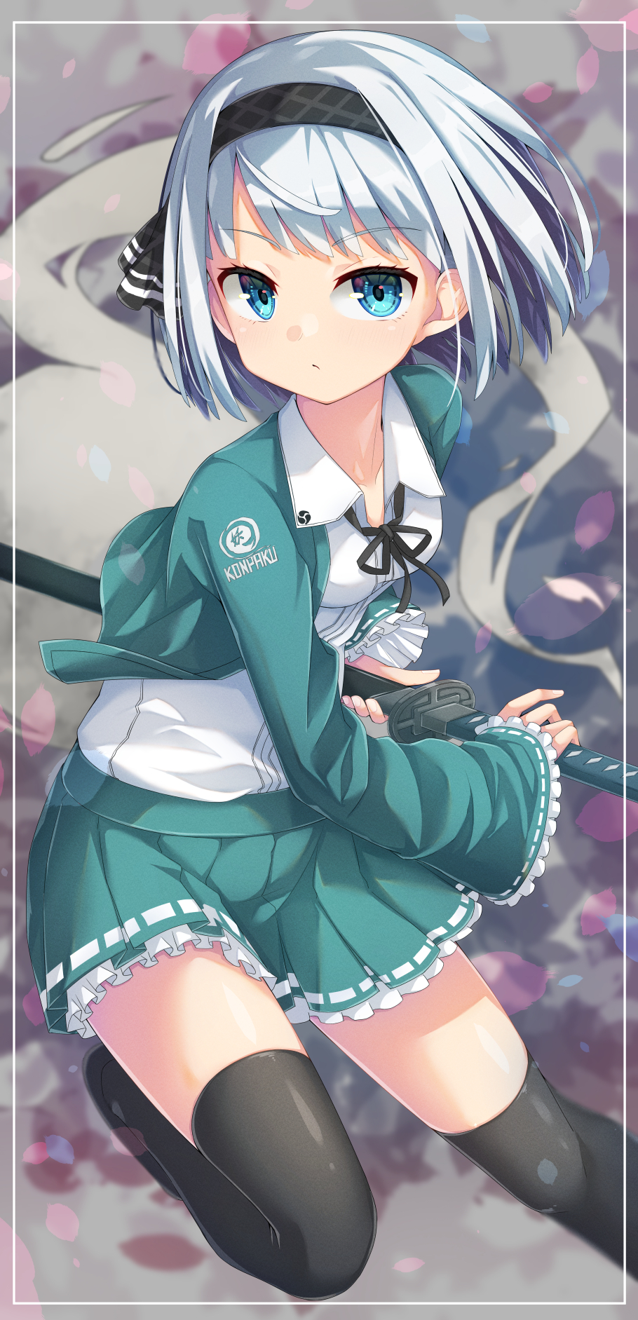 Konpaku Youmu (Touhou) Rule 34 Image