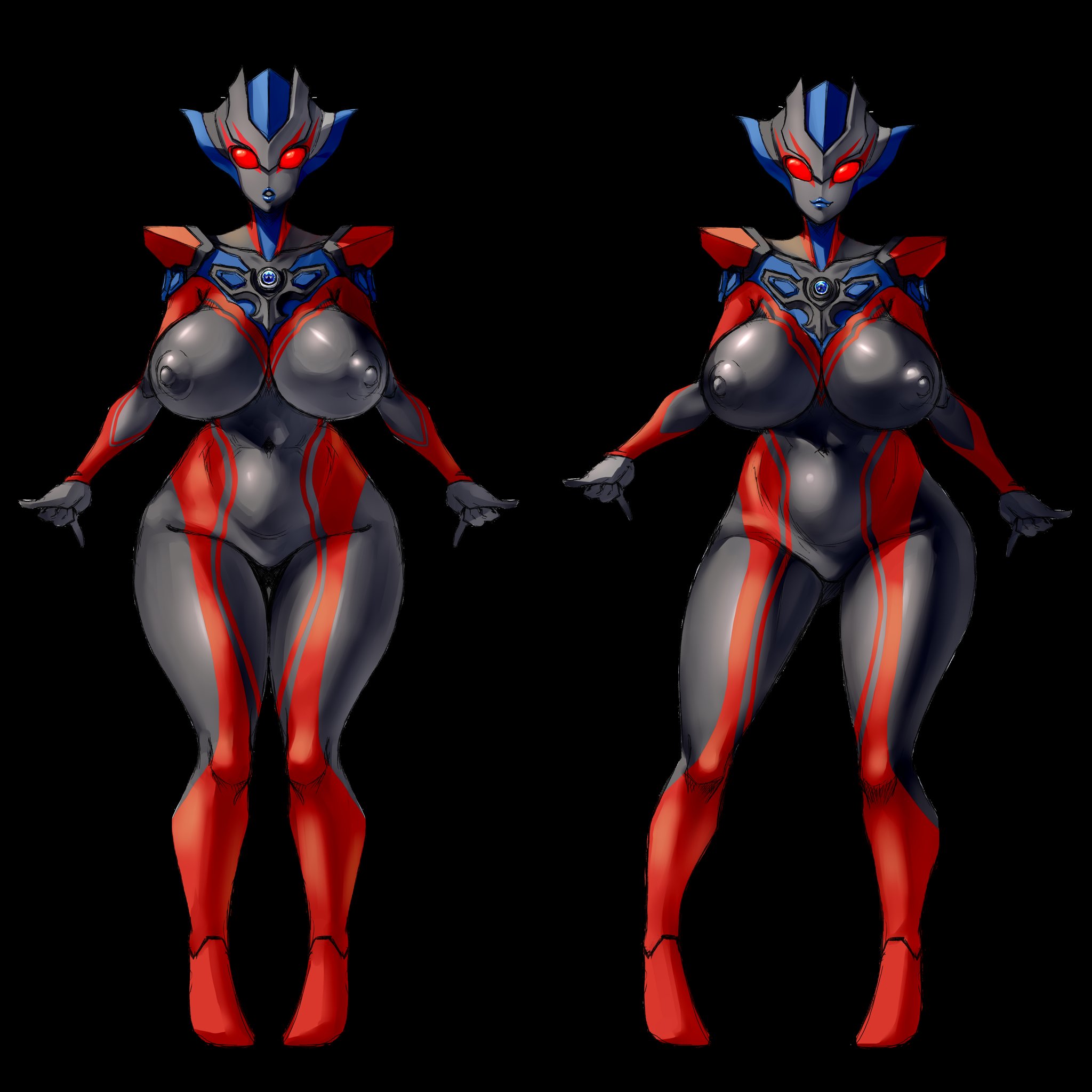 Ultrawoman Grigio (Ultraman (Franchise)) Rule 34 Image