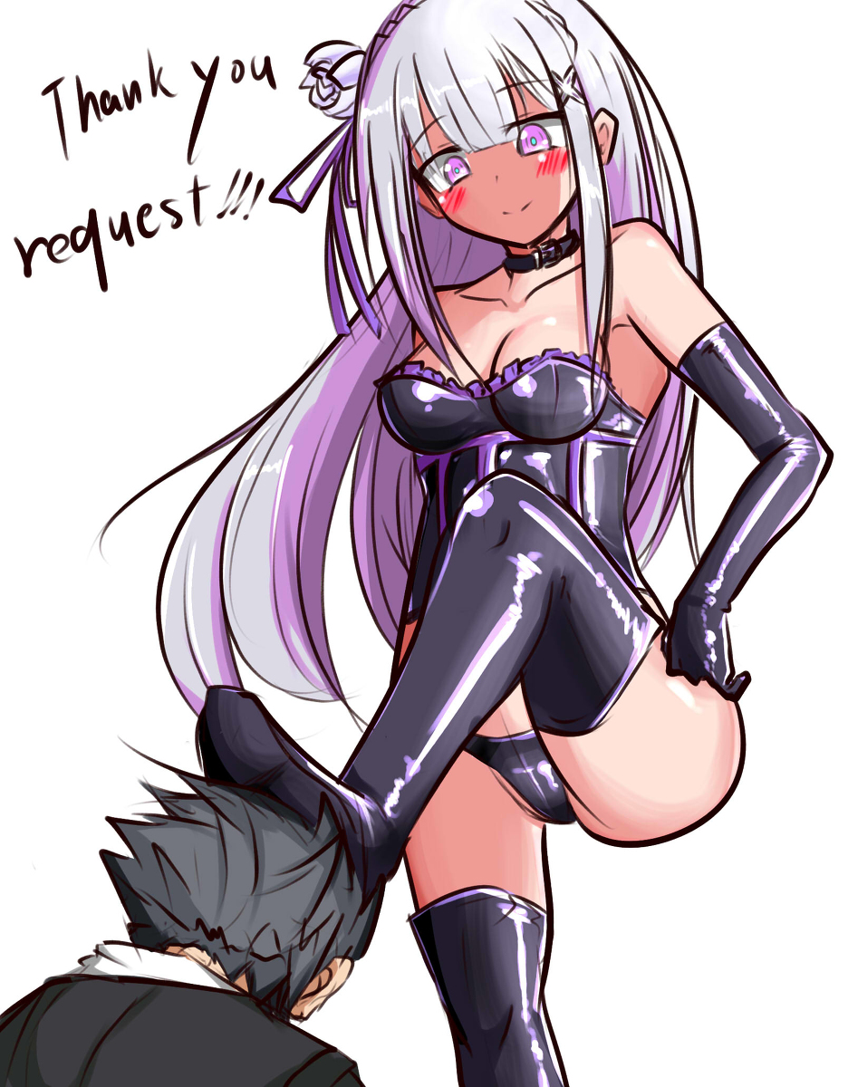 Emilia (Re:Zero) Rule 34 Image