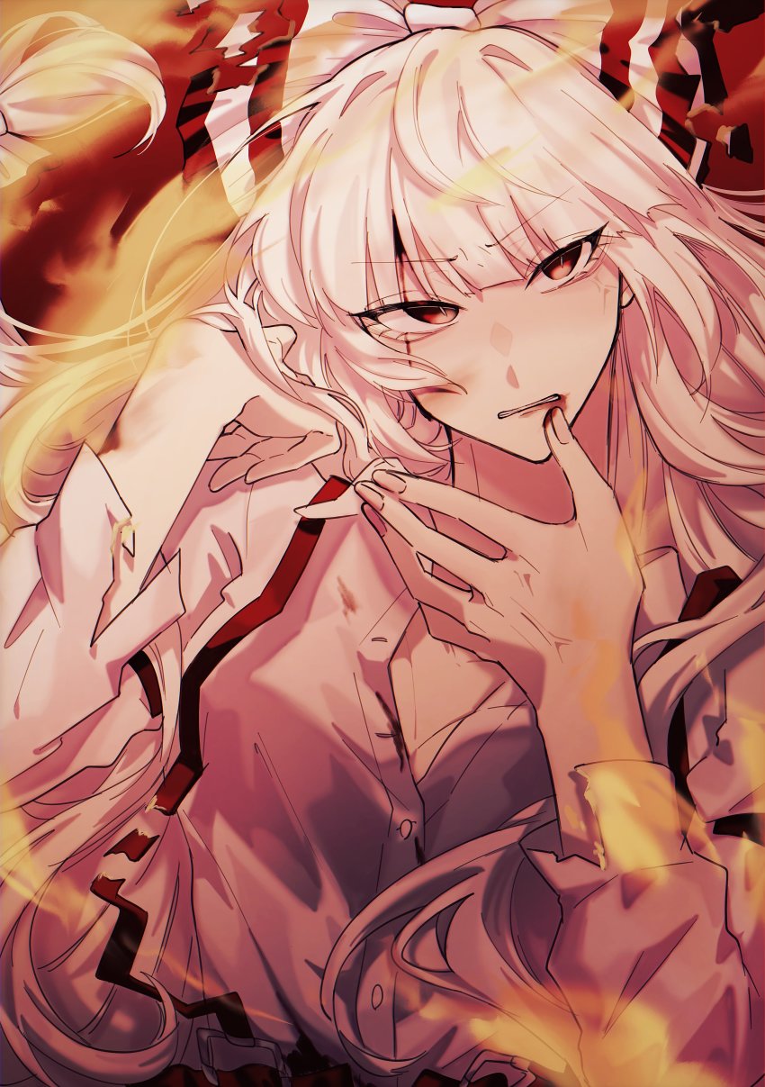 Fujiwara No Mokou (Touhou) Rule 34 Image
