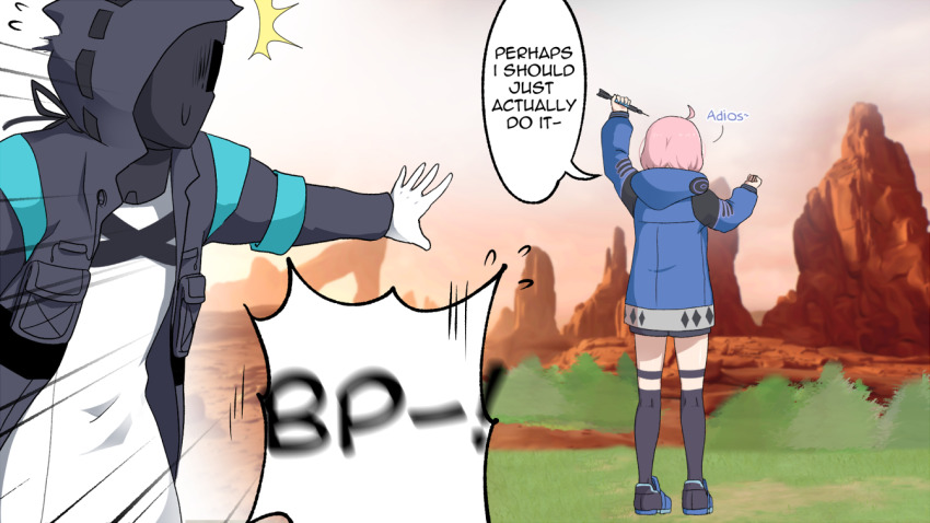 Blue Poison (Arknights) Rule 34 Image