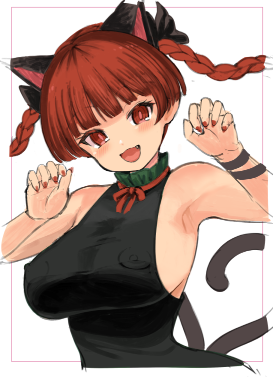 Kaenbyou Rin (Touhou) Rule 34 Image
